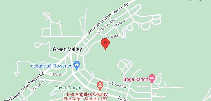 map of 39813 Calle Carona Green Valley, CA 91390